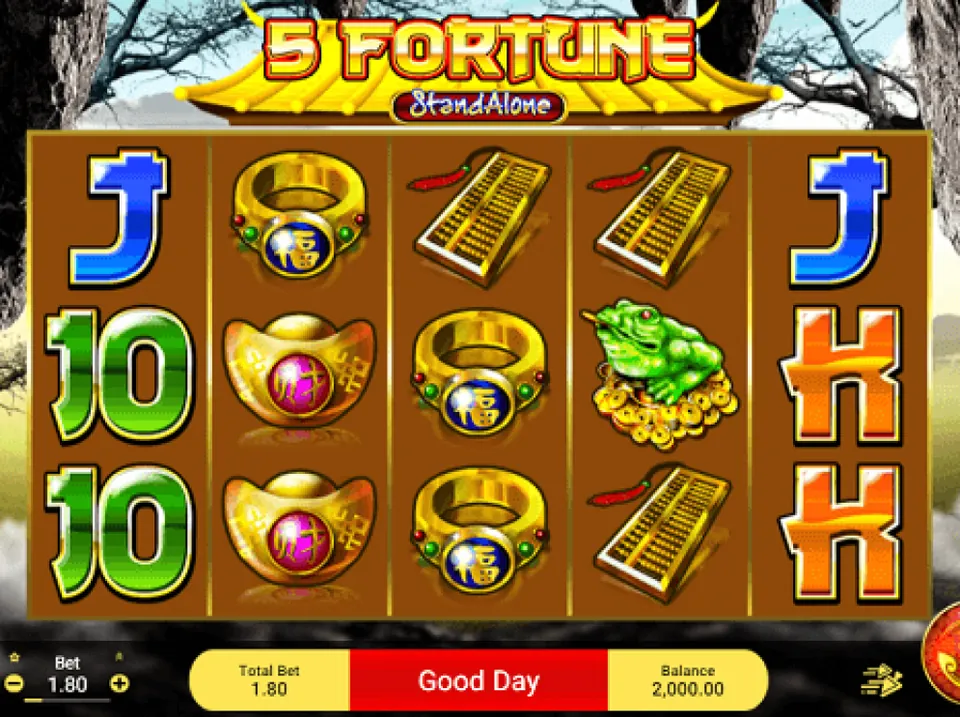 5 Fortune game screen